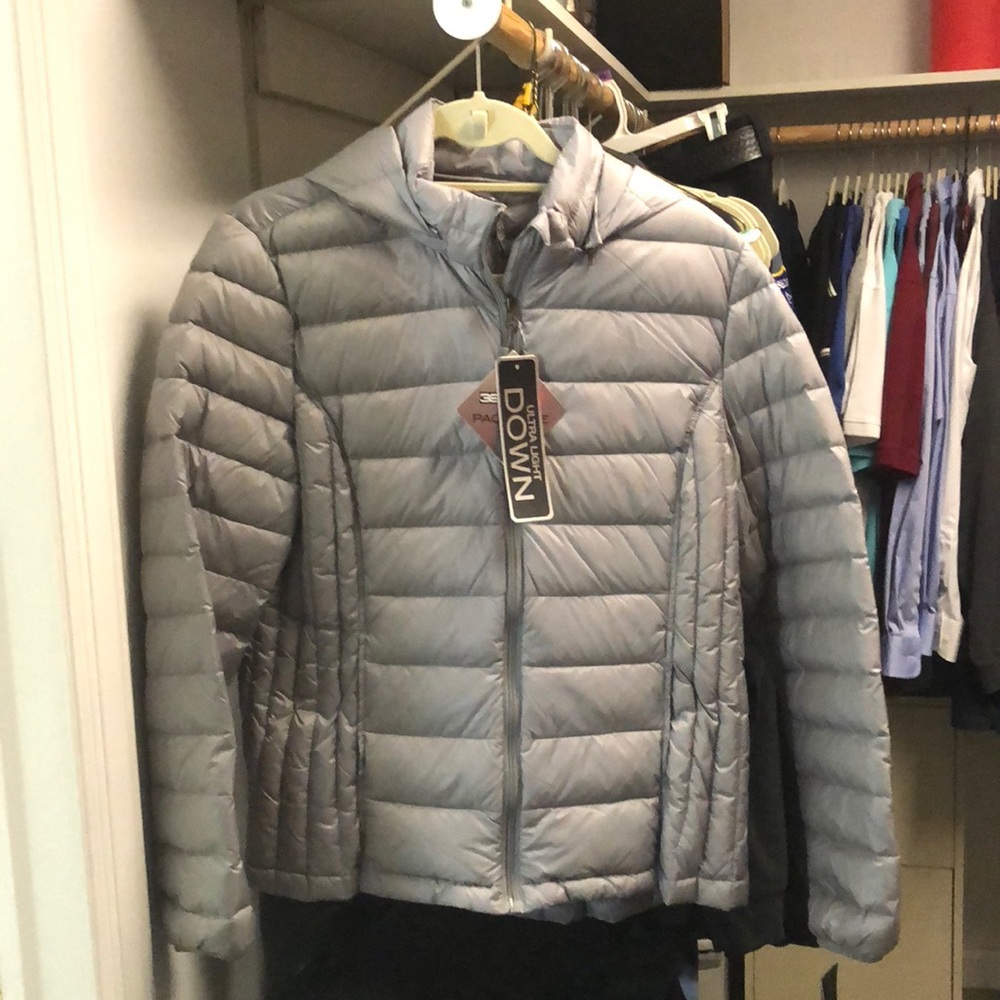 32 degree heat packable silver jacket- women’s